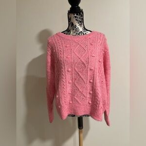 Old navy Cable Knit pink Sweater​​